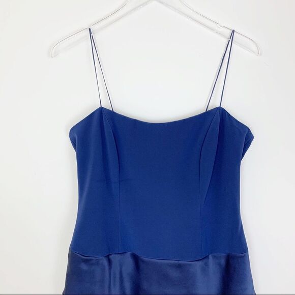 Roland Nivelais Blue Silk Ball Gown 12. 100% Silk. - Picture 2 of 8